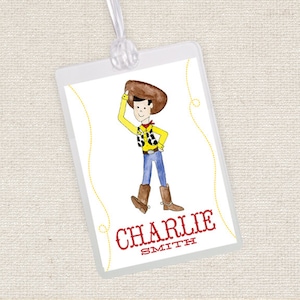 Cowboy Toy Story Luggage Tag