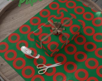 Phish Xmas Donut Wrapping Paper | Christmas Holiday Paper | Holiday Gift Wrap
