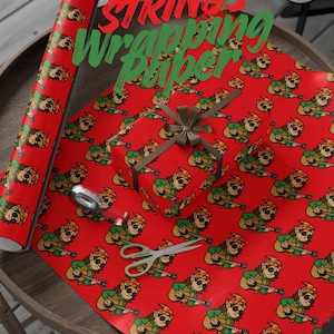 Billy Strings Elf Christmas Wrapping Paper - Holiday Gift Wrap