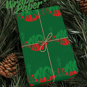 Phish Wrapping Paper | Christmas Holiday Paper | Holiday Gift Wrap
