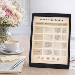 Naslaggids antibiotica Afdrukbaar | Medische spiekbriefjes voor studenten verpleegkunde, PA en NP | Farmacologie pdf |