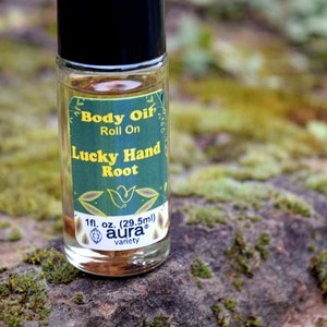 Right Place, Right Time Lucky Hand Root RollOn Perfume Body Oil Forest Magick, Gamblers luck, Chance, Abundance, Lucky Rabbits Foot image 3