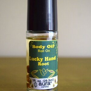 Right Place, Right Time Lucky Hand Root RollOn Perfume Body Oil Forest Magick, Gamblers luck, Chance, Abundance, Lucky Rabbits Foot image 4