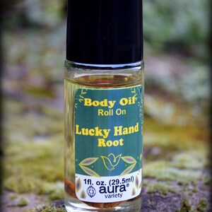 Right Place, Right Time Lucky Hand Root RollOn Perfume Body Oil Forest Magick, Gamblers luck, Chance, Abundance, Lucky Rabbits Foot image 6