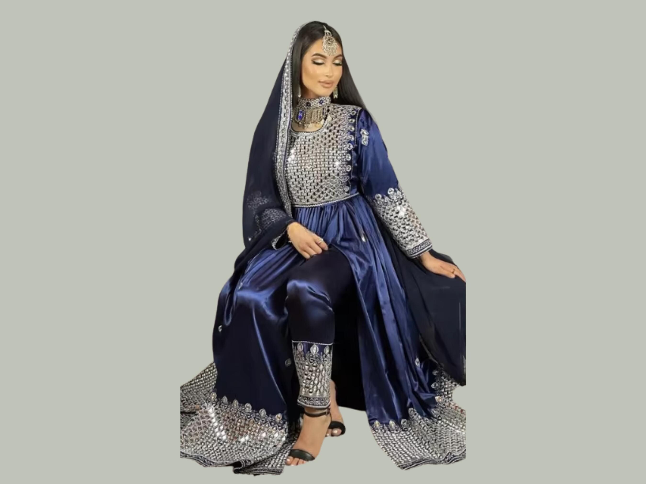 green emerald velvet dress TEAL BLUE SUMMER PARTY WEAR INDIAN GEORGETTE DRESS