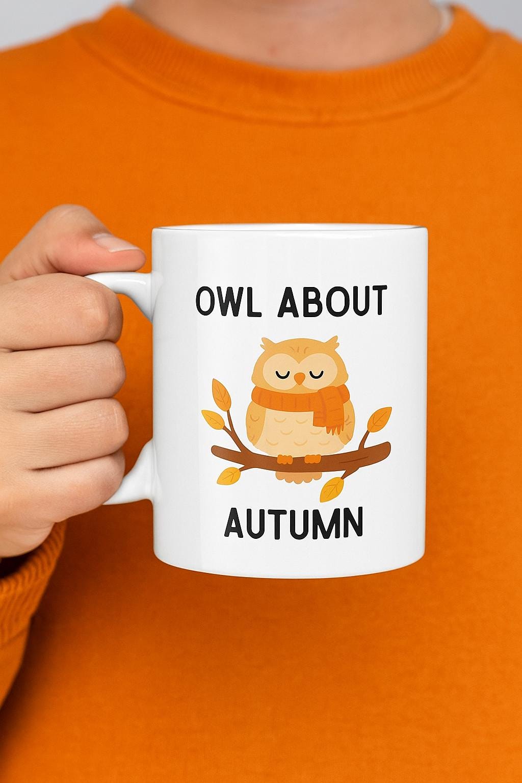Fun "Fall Themed Owl Mug" | Owl About Autumn