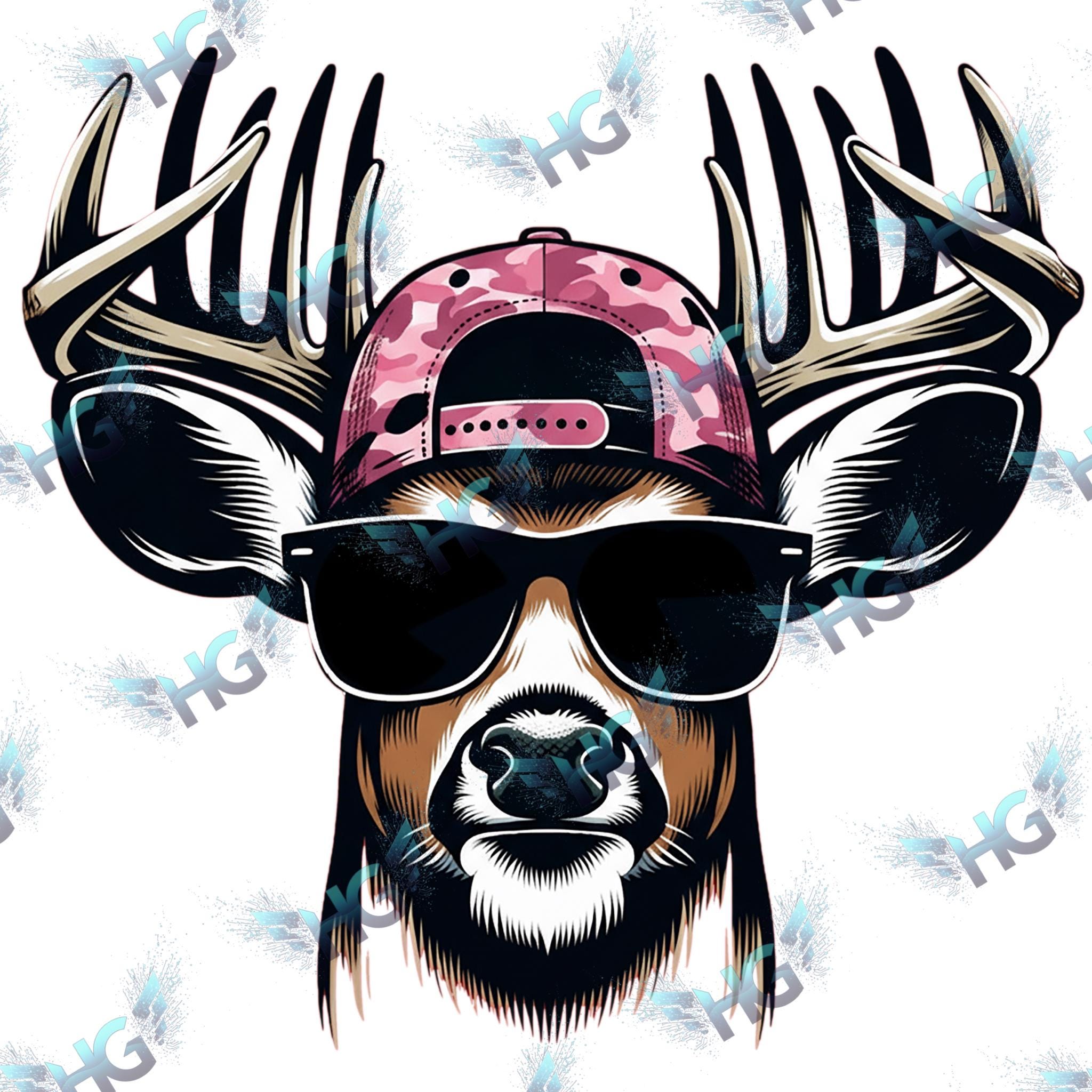 OTVEE Cute Deers Sunglasses Bag Eyeglass Case Large Soft PU Leat 並行輸入品 Deer With Sunglasses - Etsy