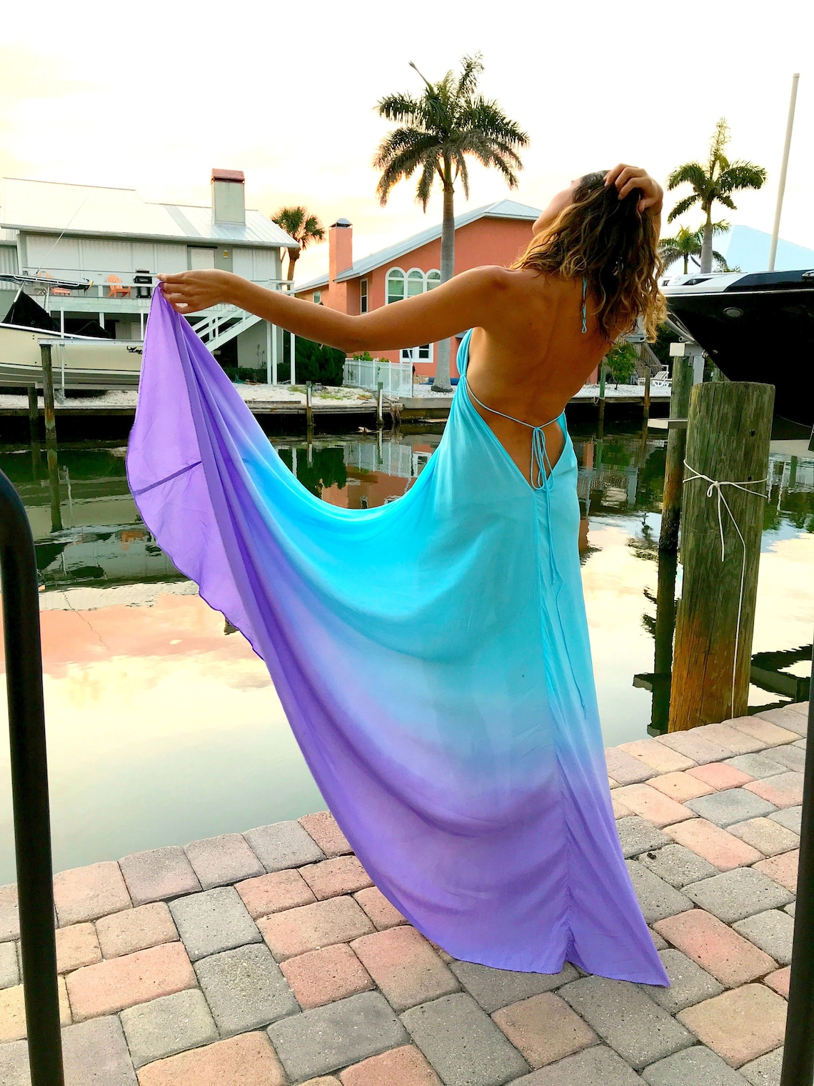 Bali glow dress set