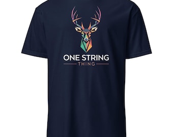 幾何学模様の鹿Tシャツ