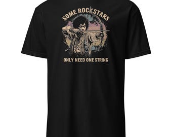 Algumas estrelas do rock só precisam de uma camiseta fio dental