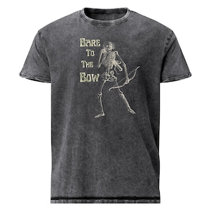 Bare to the bow-jeans t-shirt