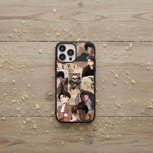 Levi Ackerman Phone Case, Attack on Titan Rubber Cover image 9