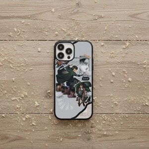 Levi Ackerman Phone Case, Attack on Titan Rubber Cover image 3