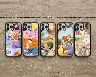 Funda de goma para teléfono de Winnie the Pooh y sus amigos