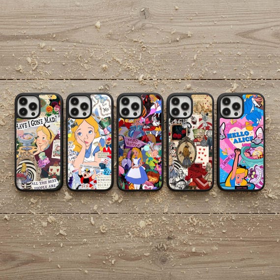 Alice in Wonderland Phone Case, Aesthetic Rubber Cover - Etsy Israel