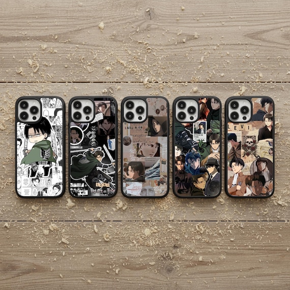 Levi Ackerman Phone Case, Attack on Titan Rubber Cover