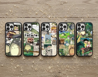 Funda para teléfono Totoro, cubierta de goma de Studio Ghibli