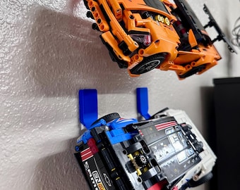 3D Printed/3 Pack Custom Wall-Mounted Lego Holder For Lego Cars.
