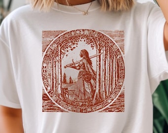 Maglietta vintage della Principessa Mononoke dello Studio Ghibli, maglietta e felpa in stile Y2K
