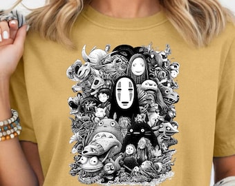 Vintage Studio Ghibli Shirt, Y2K Character Sweatshirt and T-shirt, Perfect Studio Ghibli Gift