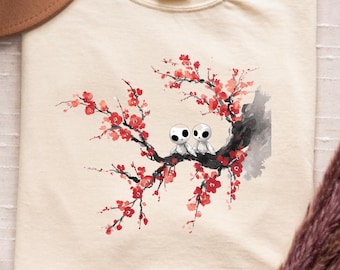 Studio Ghibli Kodama Spirit Shirt, Princess Mononoke Tee and Sweatshirt, Hayao Miyazaki