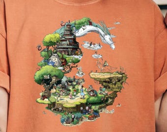 Studio Ghibli Shirt, Spirited Away Tee and Sweatshirt, My Neighbor Totoro Apparel