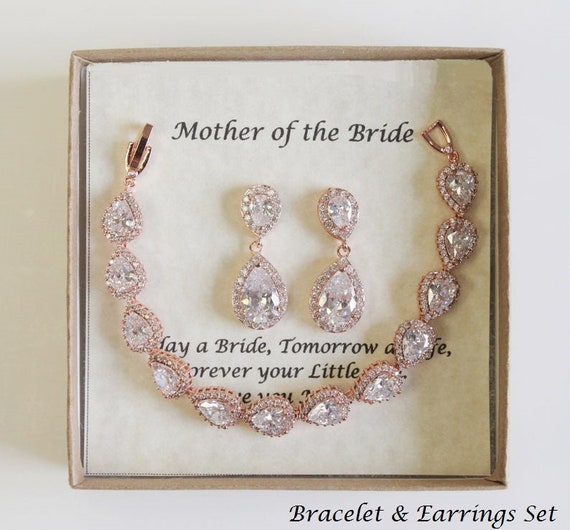 Mother of Bride Jewelry, Wedding Gifts for Mom