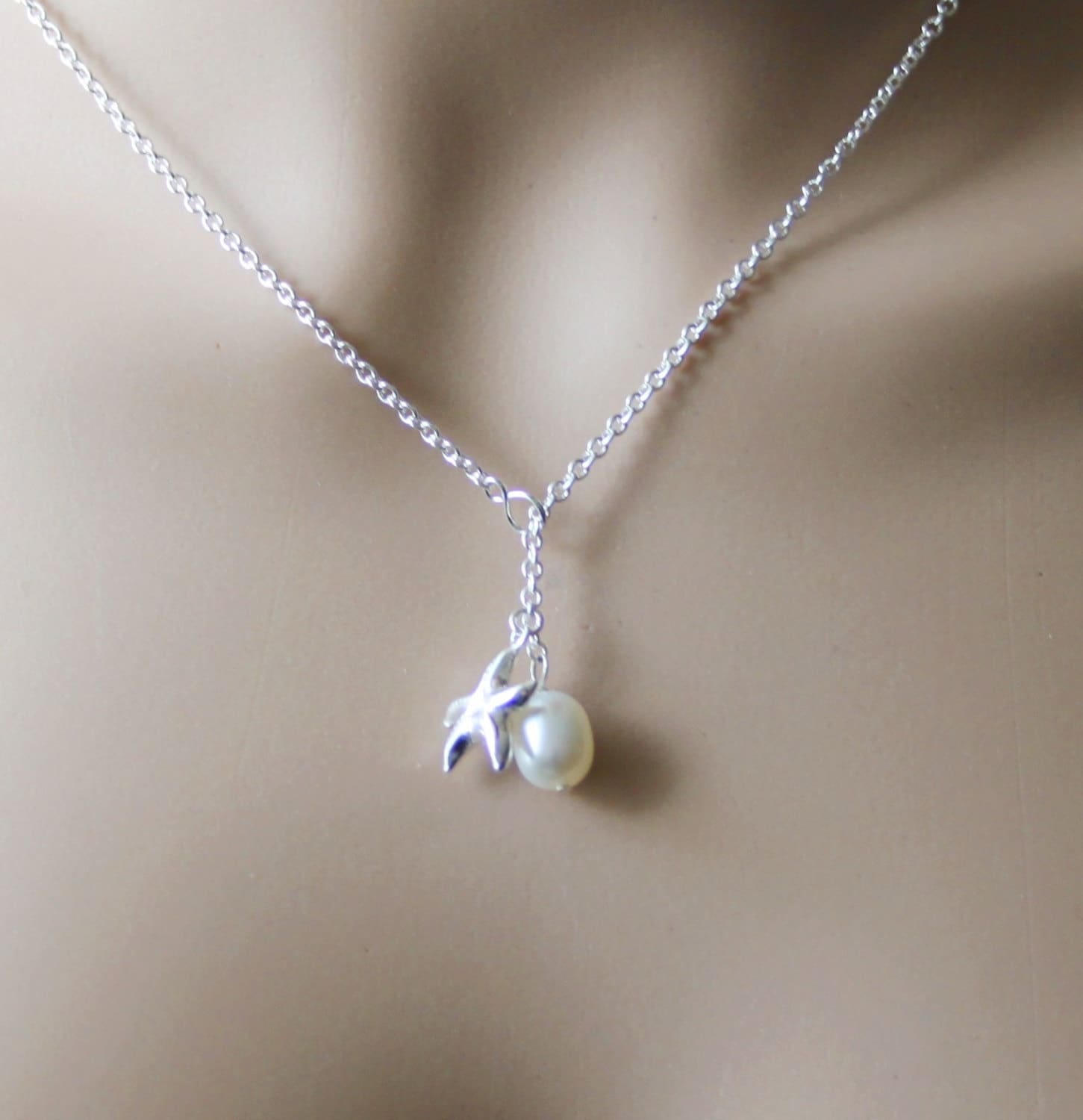 PEARL NAKED WATER KISS NECKLACE