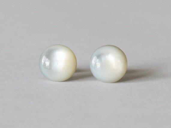 Titanium pearl earrings sale