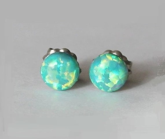 Blue Green Opal Earrings Art Deco Opal Earrings Opal earrings Green opal Art deco earrings #1 Blue Green Opal Earrings Art Deco Opal Earrings Opal earrings Green opal Art deco earrings