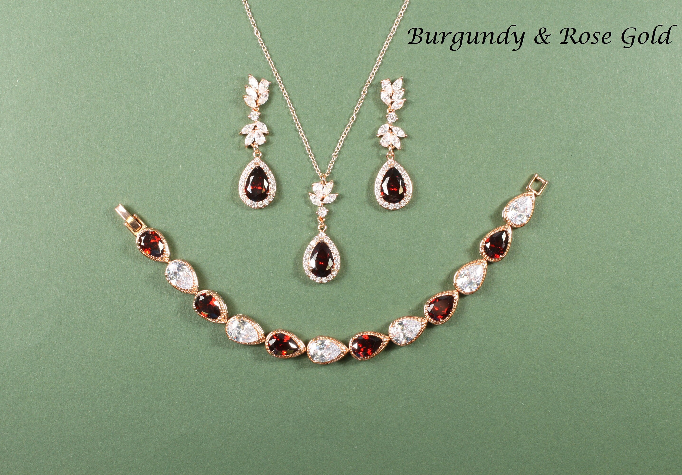 Custom Aqua Blue Bridal Jewelry Set Aqua Wedding Earrings Necklace