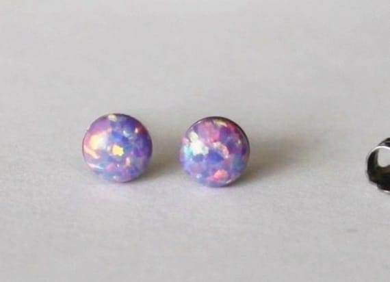 Lavender opal best sale earrings