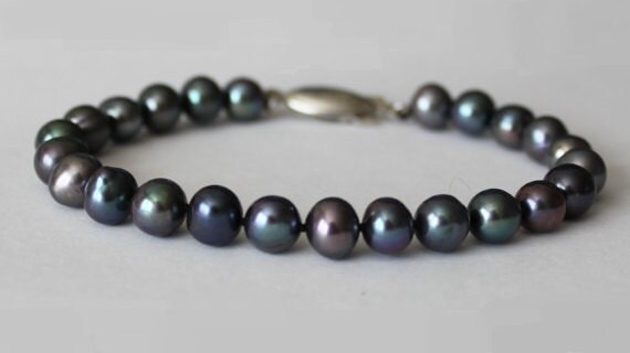 Cheap Tahitian Pearl Bracelets X 10mm Black Tahitian Pearl