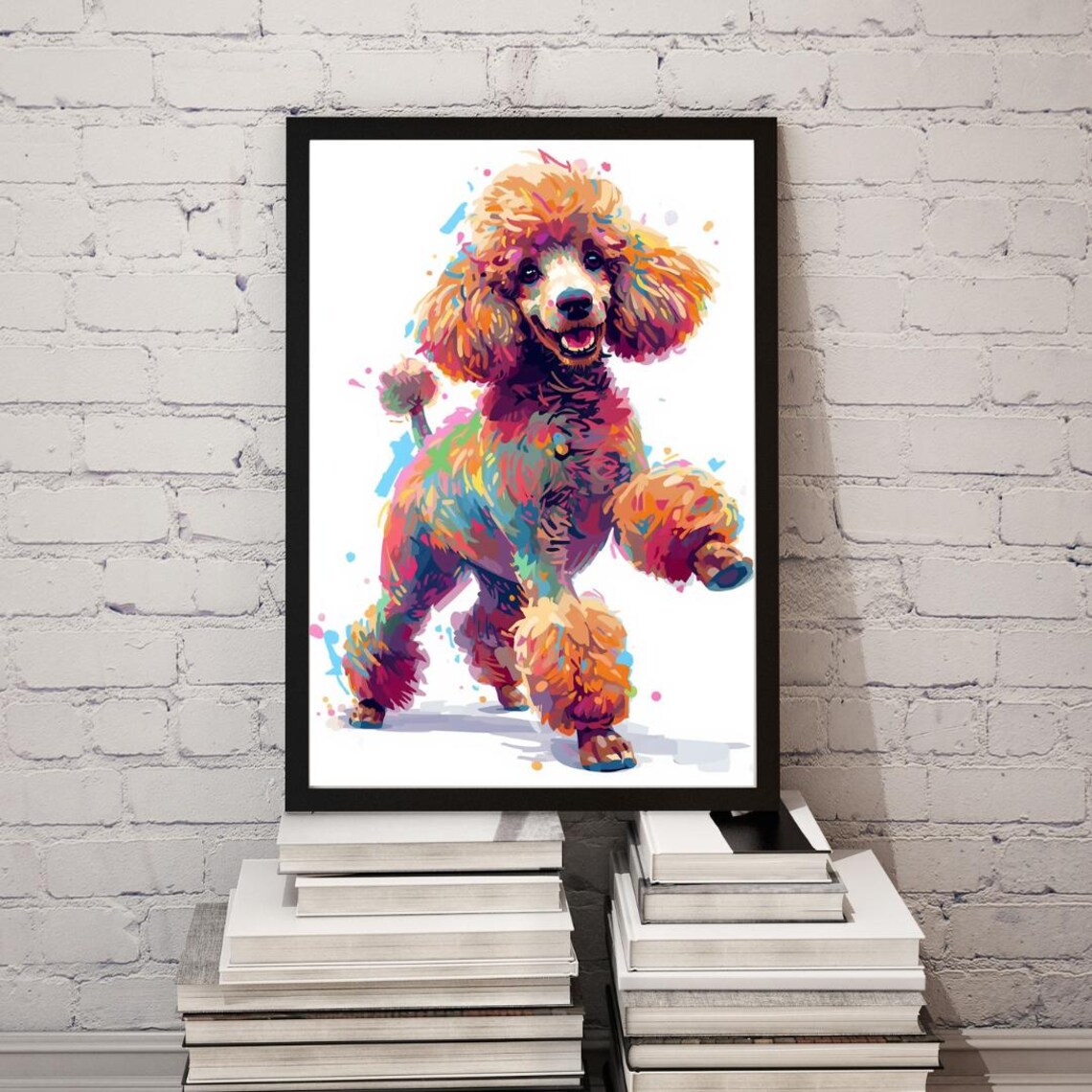 Poodle Wall Art Printable: Minimalist Dog Poster (digital Download) - Etsy