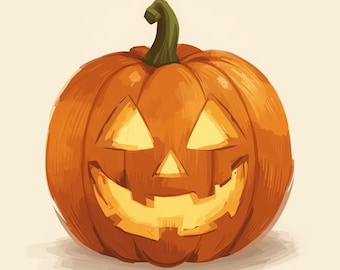 オリジナルアートワークからのハロウィーンのカボチャとジャック・オー