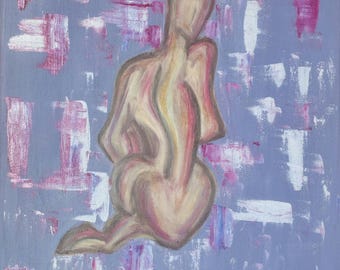 5 pcs each 16*20" abstract modern figure painting wall art decor Night by Azi Hs