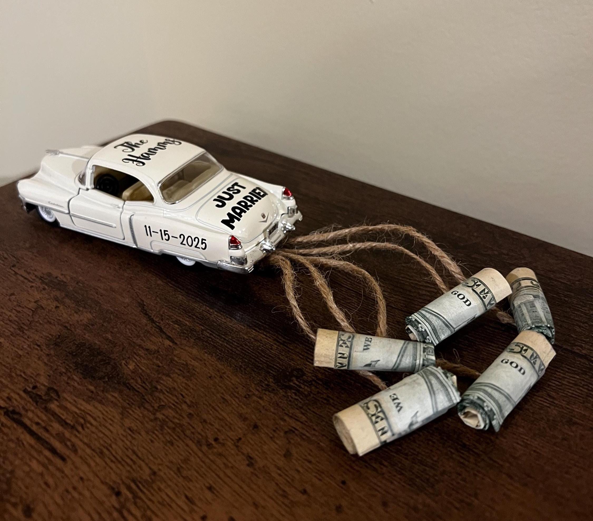 ミニカー Just Married ウェディング仕様 Just Married Toy Car - Etsy