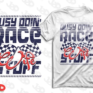 PNG: Archivo de sublimación de camiseta de deportes de motor con bandera a cuadros.