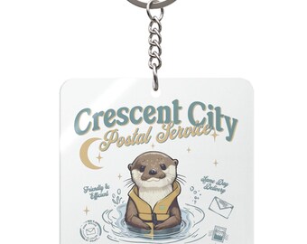 Crescent City Otter Keychain | Sarah J Maas Bookish Acrylic Keyring