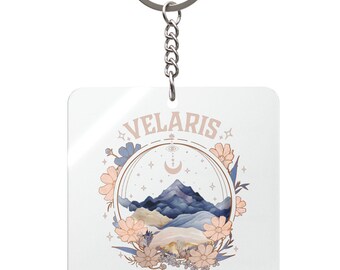 Velaris City of Starlight Keychain | ACOTAR Bookish Acrylic Keyring