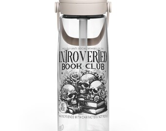 Introverted Book Club | CamelBak Flip Straw Water Bottle