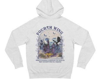 Hello Violence Luxury Hoodie | Fourth Wing Inspired Basgiath Mid Weight Hoodie