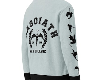 Personalised Basgiath War College Custom Knitted Cardigan, Powder, Fourth Wing