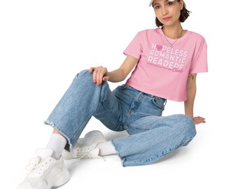 Hopeless Romantic Readers | Crop Tee