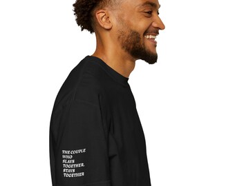 Lights Out Embroidered Tee *White Stitch | Dark Romance Skull Shirt