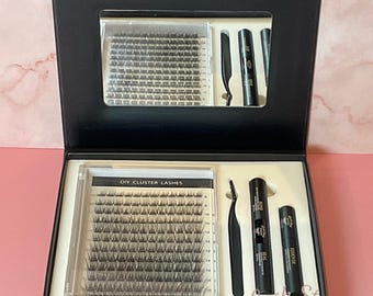 Stacked Flare DIY Cluster Lash Kit | Soft Volume Glam