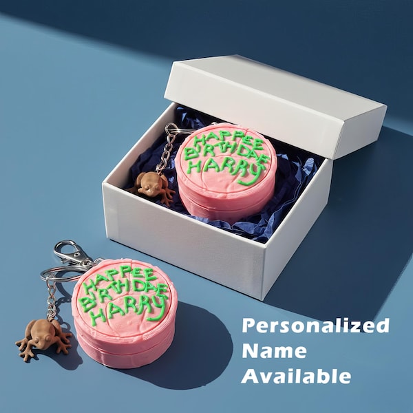 Personalized Name Clicker Fidget Keychain - Custom Birthday Gift, 3D Printed Desk Toy