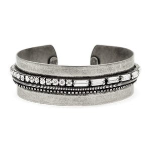 Bracelet Karnak - Bracelet manchette orné de cristaux