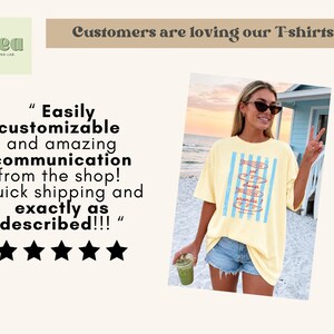 Woman wearing oversized Comfort Colors Christians shirt featuring God Always Provides graphic with fish illustrations and Matthew 14:13-21 Bible verse in vintage aesthetic style.
