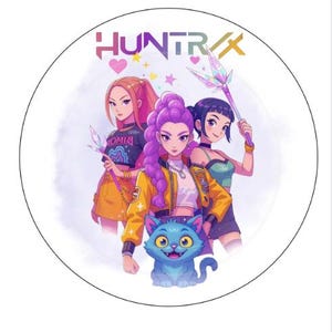 Décoration d'image comestible Kpop Demon Hunters